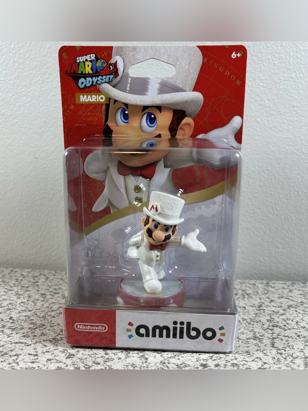 Nintendo amiibo Super Mario Odyssey Figure Mario Wedding Figurine New NIB Sealed